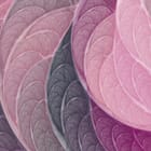 Miniatura fototapety Abstrakcyjne różowe liście