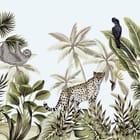 Miniatura fototapety Leopard w tropikalnym lesie