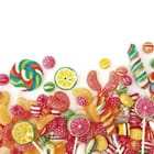 Miniatura fototapety Kolorowe cukierki i lizaki