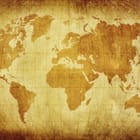 Miniatura fototapety Stara mapa świata na papierze