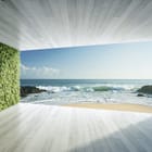 Miniatura fototapety Widok na ocean z tarasu