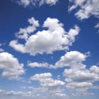 Miniatura fototapety Białe Chmury na Błękitnym Niebie