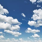 Miniatura fototapety Błękitne niebo z białymi chmurami