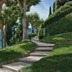 Miniatura fototapety Kamienne schody w ogrodzie