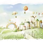 Miniatura fototapety Fantastyczne Miasto na Wzgórzu