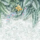 Miniatura fototapety Tropikalne Liście i Kwiaty