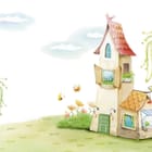 Miniatura fototapety Bajkowy domek z wieżyczką