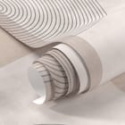 Miniatura fototapety Geometryczne półkola i łuki - realne zdjęcie w rolce