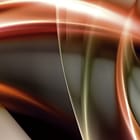 Miniatura fototapety Kolorowe Fale na Białym Tle fragment #1