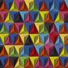 Miniatura fototapety Geometryczny wzór z piramidami