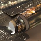 Miniatura fototapety Nocny Most z Wieżowcami - realne zdjęcie w rolce