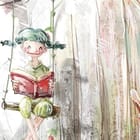 Miniatura fototapety Domek na drzewie z huśtawką fragment #1