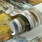 Miniatura fototapety Kanał z łodziami i kamienicami - realne zdjęcie w rolce