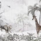 Miniatura fototapety Żyrafa w tropikalnym lesie