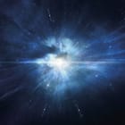 Miniatura fototapety Rozbłysk światła w kosmosie