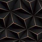 Miniatura fototapety Geometryczne piramidy 3D