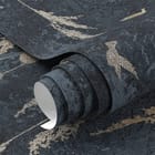 Miniatura fototapety Złote trawy na ciemnym tle - realne zdjęcie w rolce