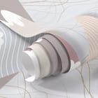 Miniatura fototapety Góry z chmurami i balonami - realne zdjęcie w rolce