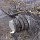 Miniatura fototapety Marmurowy Wzór z Żyłkami - realne zdjęcie w rolce