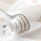 Miniatura fototapety Uśmiechnięty królik w górach - realne zdjęcie w rolce