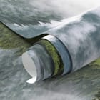 Miniatura fototapety Górski las wśród mgły - realne zdjęcie w rolce