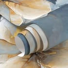 Miniatura fototapety Polne kwiaty na gałęziach - realne zdjęcie w rolce