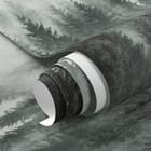 Miniatura fototapety Mglisty las iglasty - realne zdjęcie w rolce