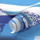 Miniatura fototapety Geometryczna piłka nożna - realne zdjęcie w rolce