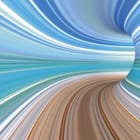 Miniatura fototapety Abstrakcyjny tunel z kolorami