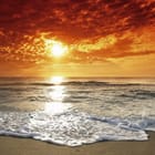 Miniatura fototapety Zachód słońca nad oceanem