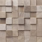 Miniatura fototapety Drewniana mozaika z kwadratów