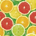 Miniatura fototapety Cytrusowa Kompozycja na Zielonym Tle