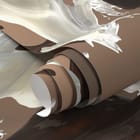 Miniatura fototapety Konie z mleka i czekolady fragment #1