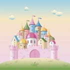 Miniatura fototapety Bajkowy zamek na zielonym wzgórzu