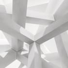 Miniatura fototapety Przestrzenne Białe Belki 3D