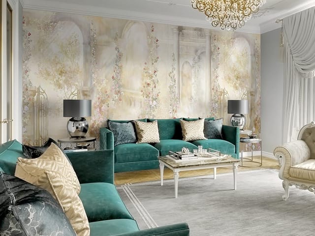 Fototapeta Romantyczny Ogród Kwiatowy