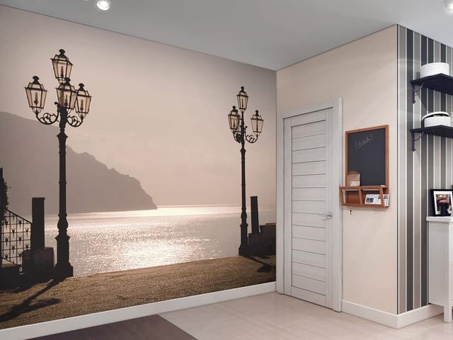 Fototapeta Stylowe Latarnie nad Wodą (kod: 2478) Fototapeta Stylowe Latarnie nad Wodą