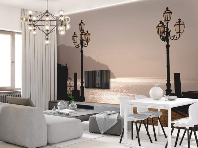 Fototapeta Stylowe Latarnie nad Wodą