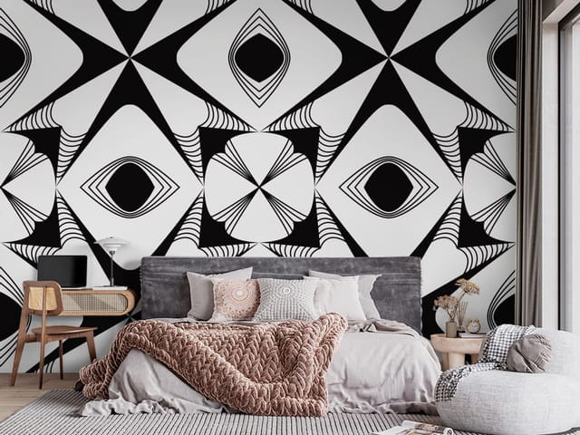 Fototapeta wzory – geometryczny wzór z rombami