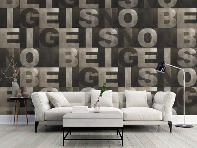 Fototapeta Typograficzny wzór literowy (mpn: FT-4509) Fototapeta Typografia – powtarzający się wzór z dużymi literami