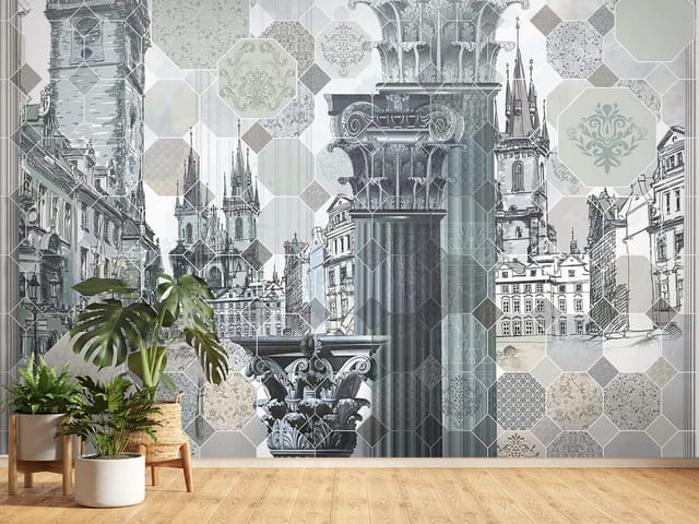 Fototapeta Architektura miejska – kolumny i zabytki miasta
