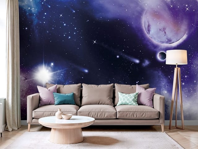 Fototapeta Planety – kosmiczna scena z planetami