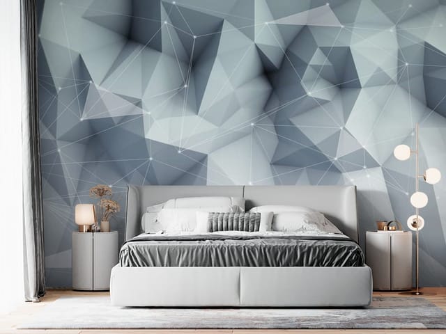 Fototapeta 3D abstrakcja – geometryczne kształty i linie