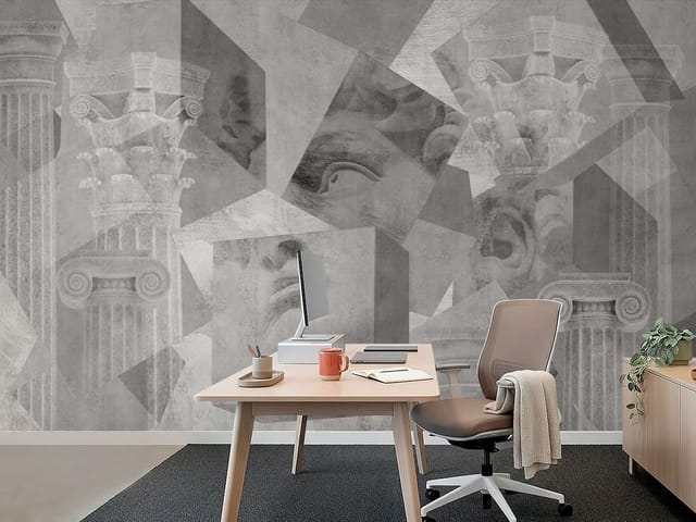 Fototapeta Posągi – fragmenty klasycznych kolumn i rzeźb