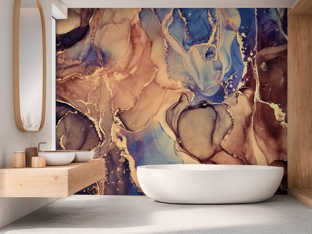 Fototapeta Fluid art – abstrakcyjne wzory i kolory