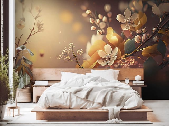 Fototapeta Sakura – kwiaty na gałęziach w rozkwicie