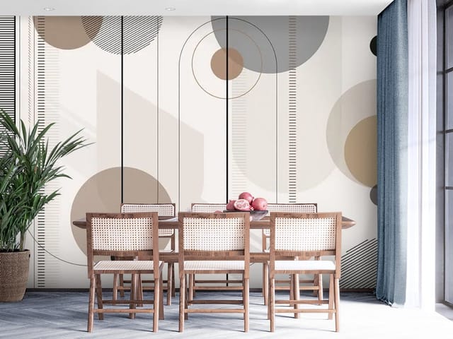 Fototapeta Geometria – geometryczne wzory z okręgami