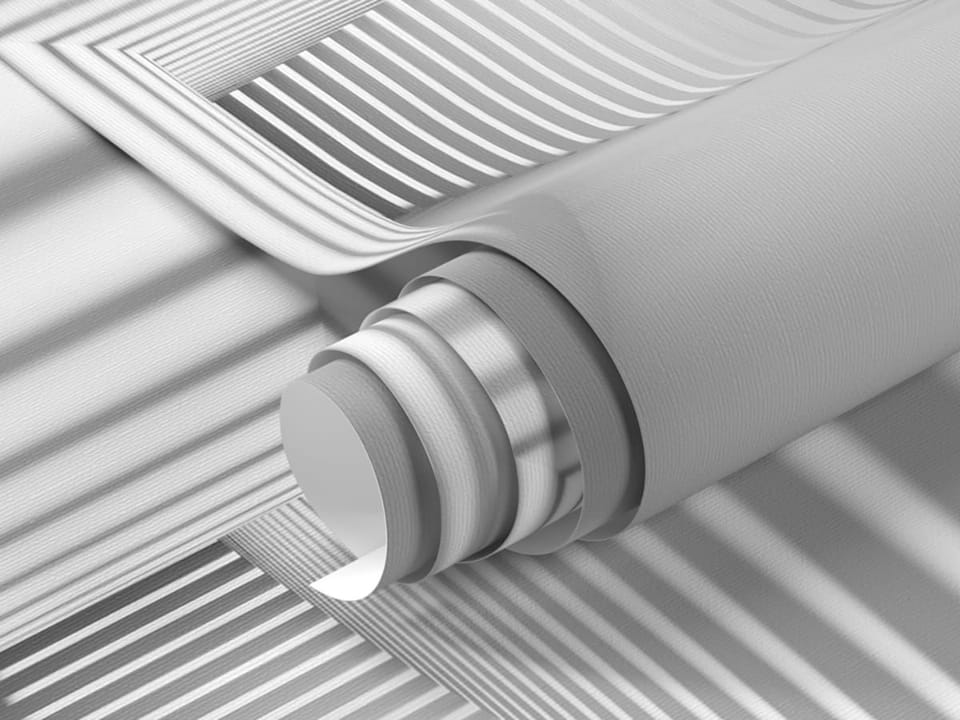 Fototapeta Nowoczesny biały korytarz 3D fragment #1