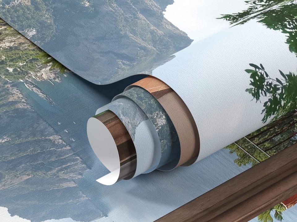 Fototapeta Widok na morze przez okno fragment #1