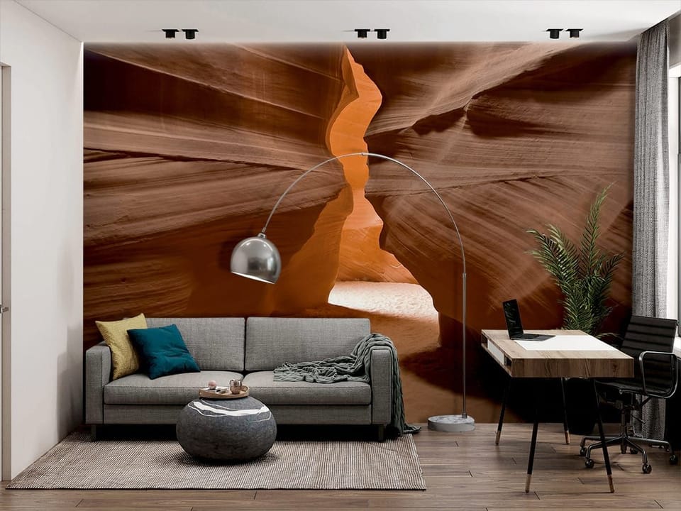 Fototapeta Kanion z Piaskowca w Świetle we wnętrzu biura